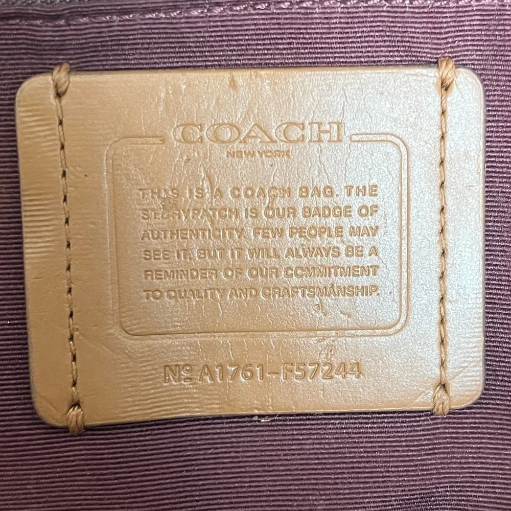 COACH Jacquard Kelsey Satchel Small Crossbody Bag F57244